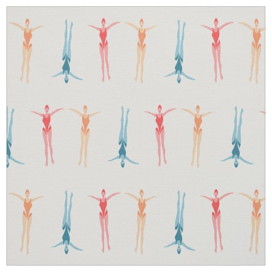 Gelassen uns schwimmen stoff (Muster)