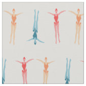 Gelassen uns schwimmen stoff (Nahaufnahme)