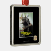 Gelassen uns sehen Sie, wenn sie bemerkt Ornament Aus Metall (Rechts)