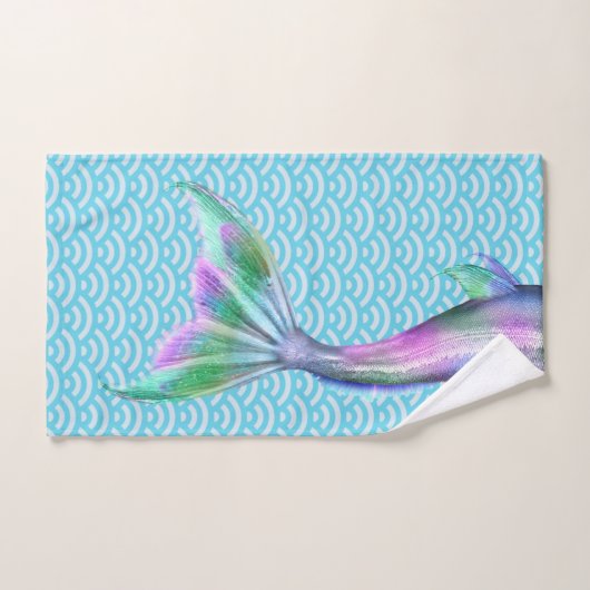 Gelassen uns seien Sie Meerjungfrau-Bad-Tuch-Set Badhandtuch Set (Handtuch)