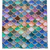 Gelassen uns seien Sie Meerjungfrauen Duschvorhang (Vorderseite)