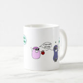 Gelassen uns streifen kaffeetasse (VorderseiteRechts)