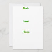 Gelassen uns unterhalten Sie Sie Einladung (Rückseite)