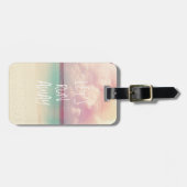 Gelassen uns wegWanderlust laufen lassen Gepäckanhänger (Vorderseite horizontal)