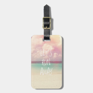 Gelassen uns wegWanderlust laufen lassen Gepäckanhänger