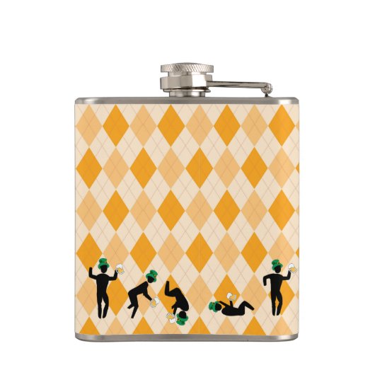 Gelassen uns werden Sie fertig zu stolpern! St Flachmann (Rückseite)