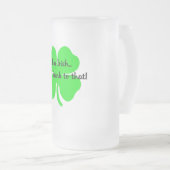 Gelassen uns zu dem trinken mattglas bierglas (VorderseiteRechts)