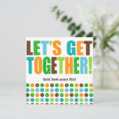 Gelassen uns zusammenkommen! einladung (Stehend Vorderseite)