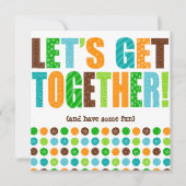 Gelassen uns zusammenkommen! einladung (Vorderseite)