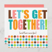 Gelassen uns zusammenkommen! einladung (Vorne/Hinten)