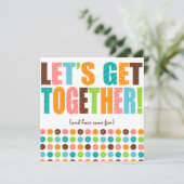 Gelassen uns zusammenkommen! einladung (Stehend Vorderseite)