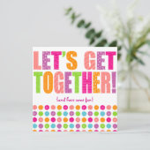 Gelassen uns zusammenkommen! einladung (Stehend Vorderseite)