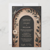 Gelassen Waldwald Rustikale Barnfarm Hochzeit Einladung (Vorderseite)