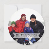 Gelassen Weltfrieden-Foto Feiertagskarte (Rückseite)