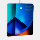 Gelassen Weltfrieden-Ornament Keramikornament (Rechts)