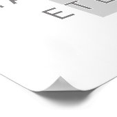 gelassen Weltrekord an der Ewigkeit Poster (Ecke)