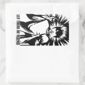 Gelassen Wissenschaft Rechteckiger Aufkleber (Tasche)