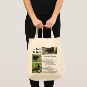 Gelassene Bären sind Bärn-Tasche Tragetasche (Vorderseite (Produkt))