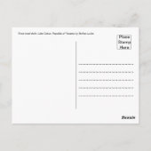 Gelassene Baumartige Anmut Postkarte (Rückseite)