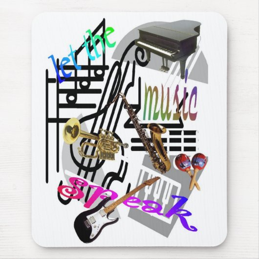 Gelassene-d-MusikSpeak mousepad (Vorne)