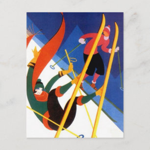 "GELASSENE US GEHEN SKI FAHRENDE" EINLADUNG