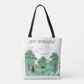 Gelassenheit auf Seiten Tasche (Rückseite)