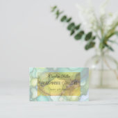 Gelassenheit beim Umweltberater Visitenkarte (Stehend Vorderseite)