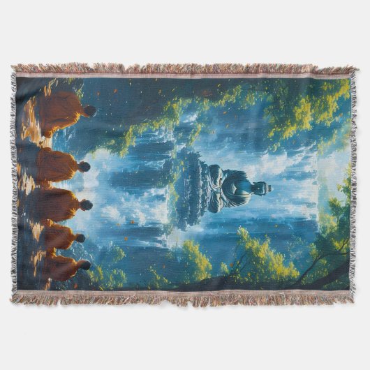 Gelassenheit der fünf Mönche Decke (Vorderseite)