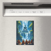 Gelassenheit der fünf Mönche Magnet (In Situ (Geschirrspüler))