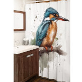 Gelassenheit des Kingfisher Duschvorhang