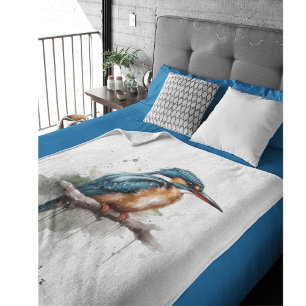 Gelassenheit des Kingfisher Fleecedecke