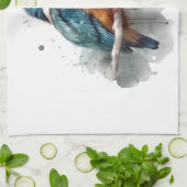 Gelassenheit des Kingfisher Geschirrtuch (Gefaltet)