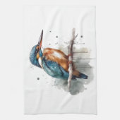 Gelassenheit des Kingfisher Geschirrtuch (Vertikal)