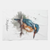 Gelassenheit des Kingfisher Geschirrtuch (Horizontal)