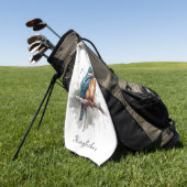 Gelassenheit des Kingfisher Golfhandtuch (Gras)