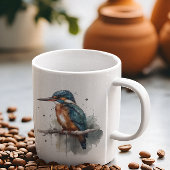 Gelassenheit des Kingfisher Kaffeetasse
