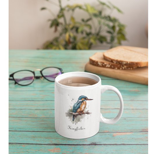 Gelassenheit des Kingfisher Kaffeetasse