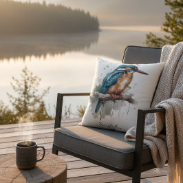 Gelassenheit des Kingfisher Kissen