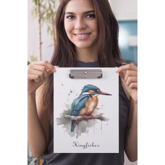 Gelassenheit des Kingfisher Klemmbrett