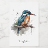 Gelassenheit des Kingfisher Lebensmitteletikett (Einzelnes Label)
