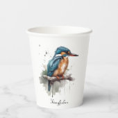 Gelassenheit des Kingfisher Pappbecher (Rückseite)