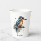 Gelassenheit des Kingfisher Pappbecher (Vorderseite)