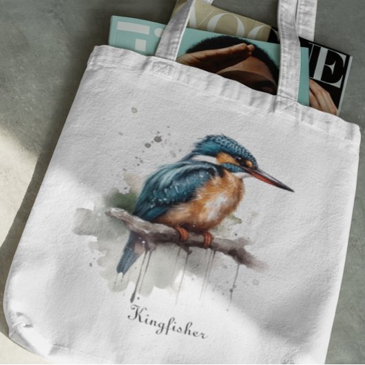 Gelassenheit des Kingfisher Tragetasche