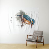 Gelassenheit des Kingfisher Wandteppich (Beispiel (Horizontal))