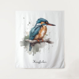 Gelassenheit des Kingfisher Wandteppich