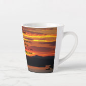 Gelassenheit Gebet Orange Sonnenuntergang Landscha Milchtasse (Rechts)