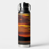 Gelassenheit Gebet Orange Sonnenuntergang Landscha Trinkflasche (Vorderseite)