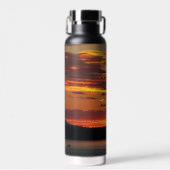 Gelassenheit Gebet Orange Sonnenuntergang Landscha Trinkflasche (Vorne)