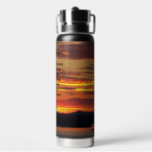 Gelassenheit Gebet Orange Sonnenuntergang Landscha Trinkflasche (Hinten)