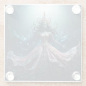 Gelassenheit Glasuntersetzer (Rückseite)